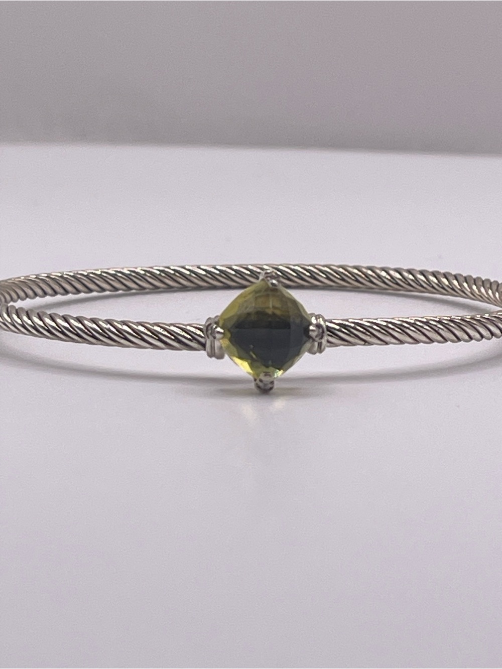David Yurman Chatelaine Bracelet with Diamonds and Lemon Citrine - Picture 12 of 13